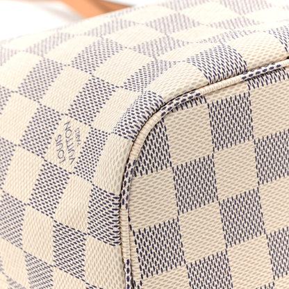 Louis Vuitton Damier Azur Braided Neverfull MM Orange 11 of 15