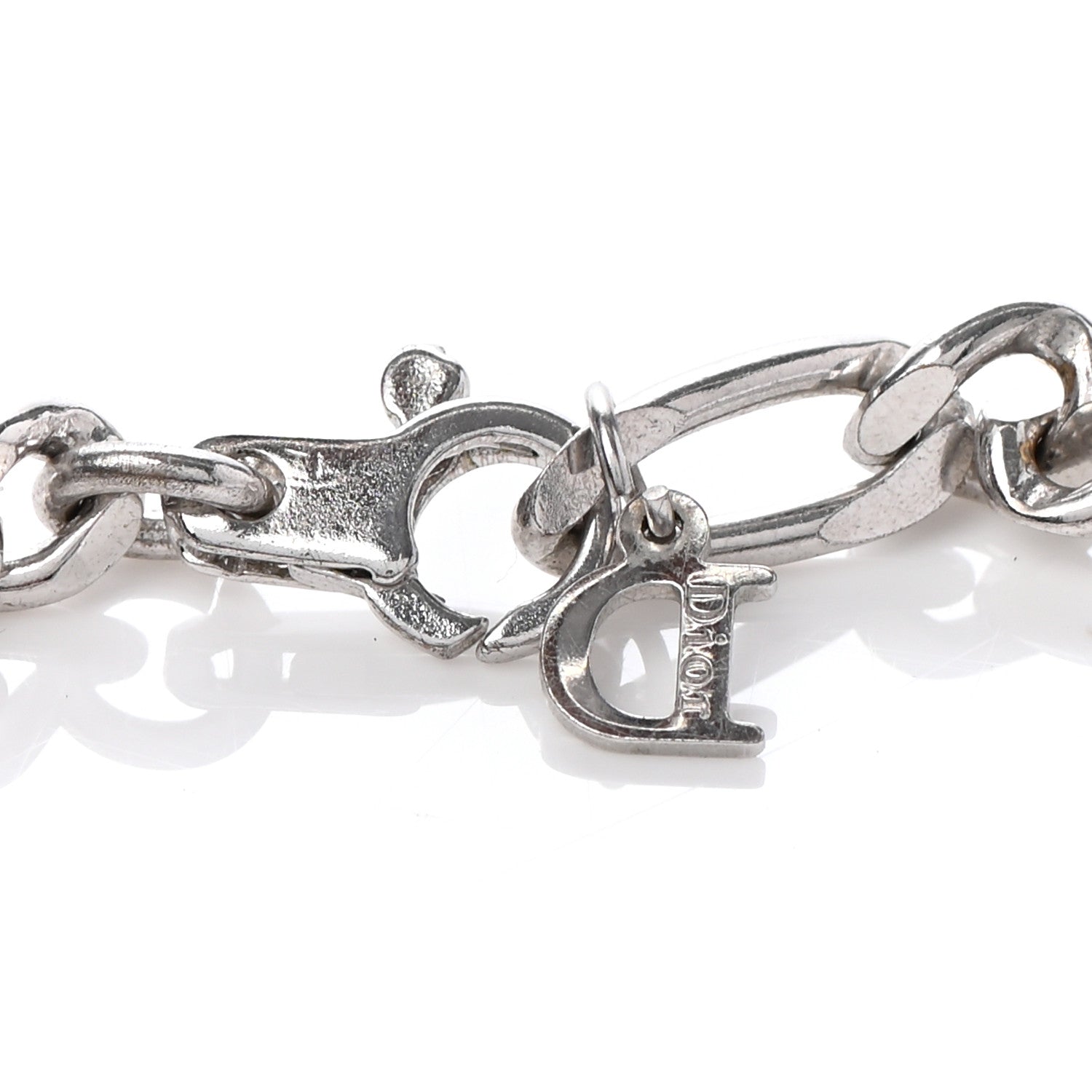 Christian Dior Metal Charm Bracelet Silver 8 of 8