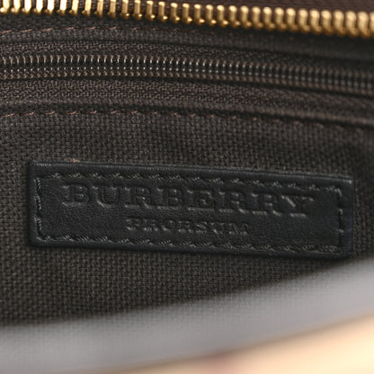 Burberry Haymarket Check Knot Shoulder Bag Chocolate 6 of 16