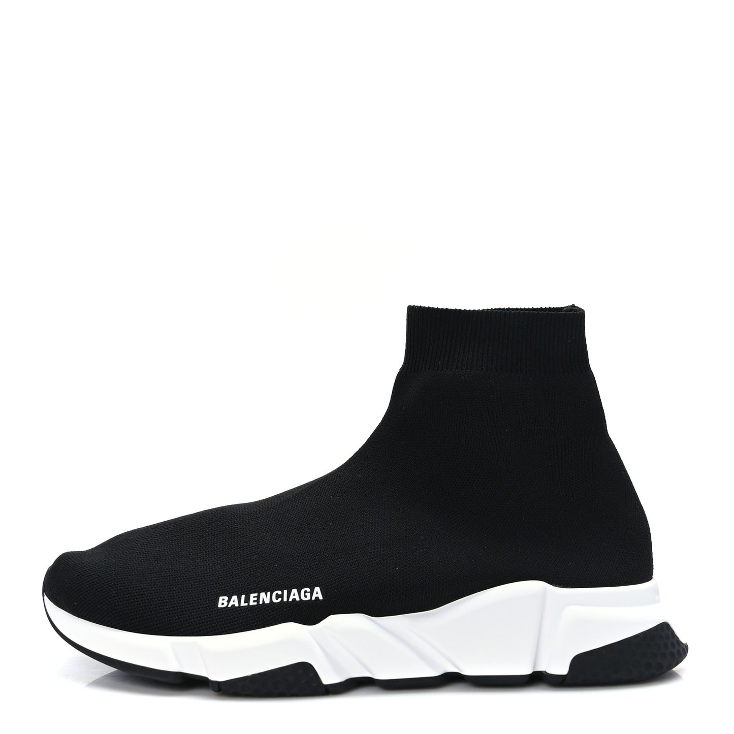Neoprene Knit Mens Speed Sneakers 12 Black White