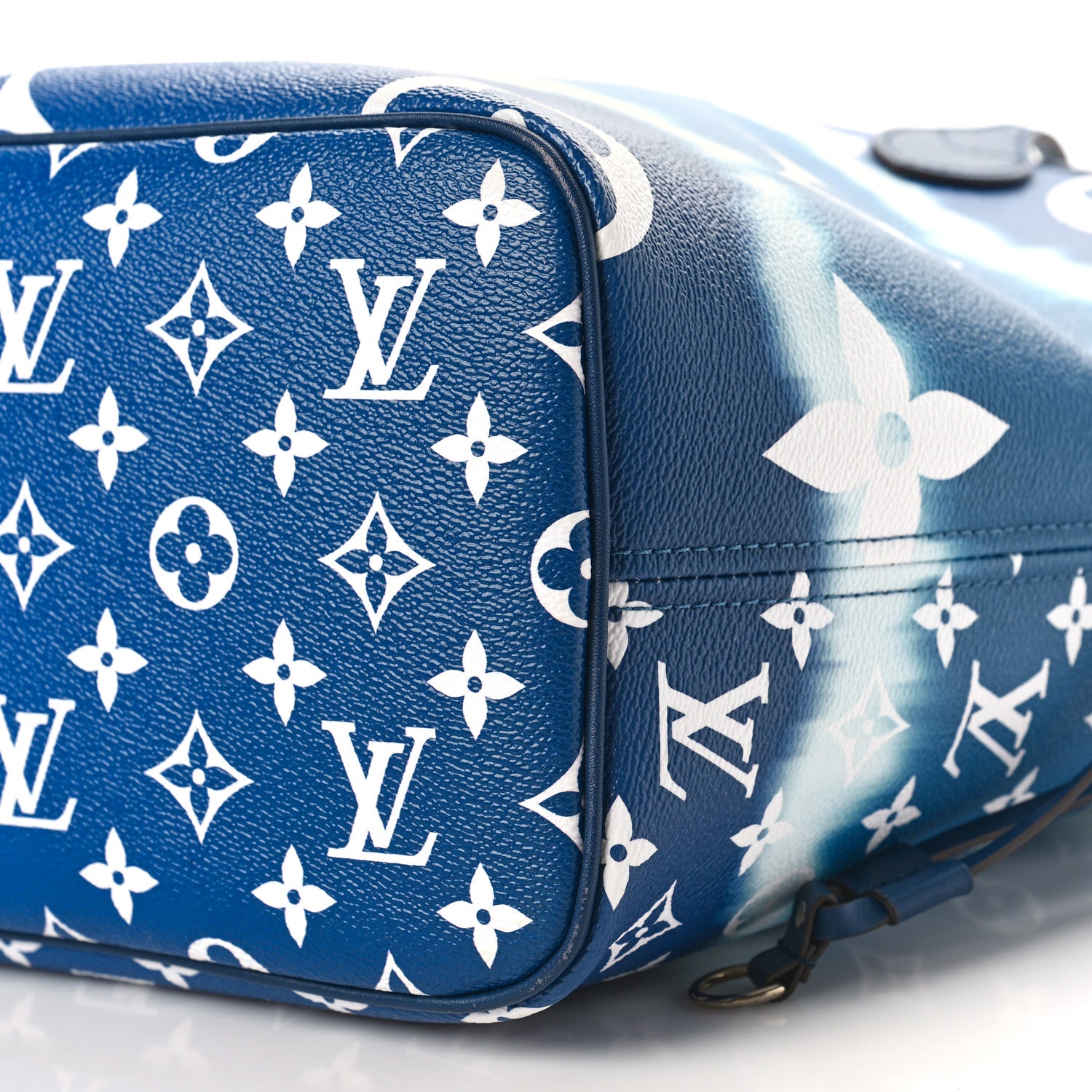Louis Vuitton Monogram Escale Neverfull MM Blue 8 of 9