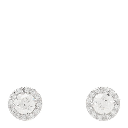 Tiffany Platinum Diamond .50ctw Soleste Earrings 1 of 5