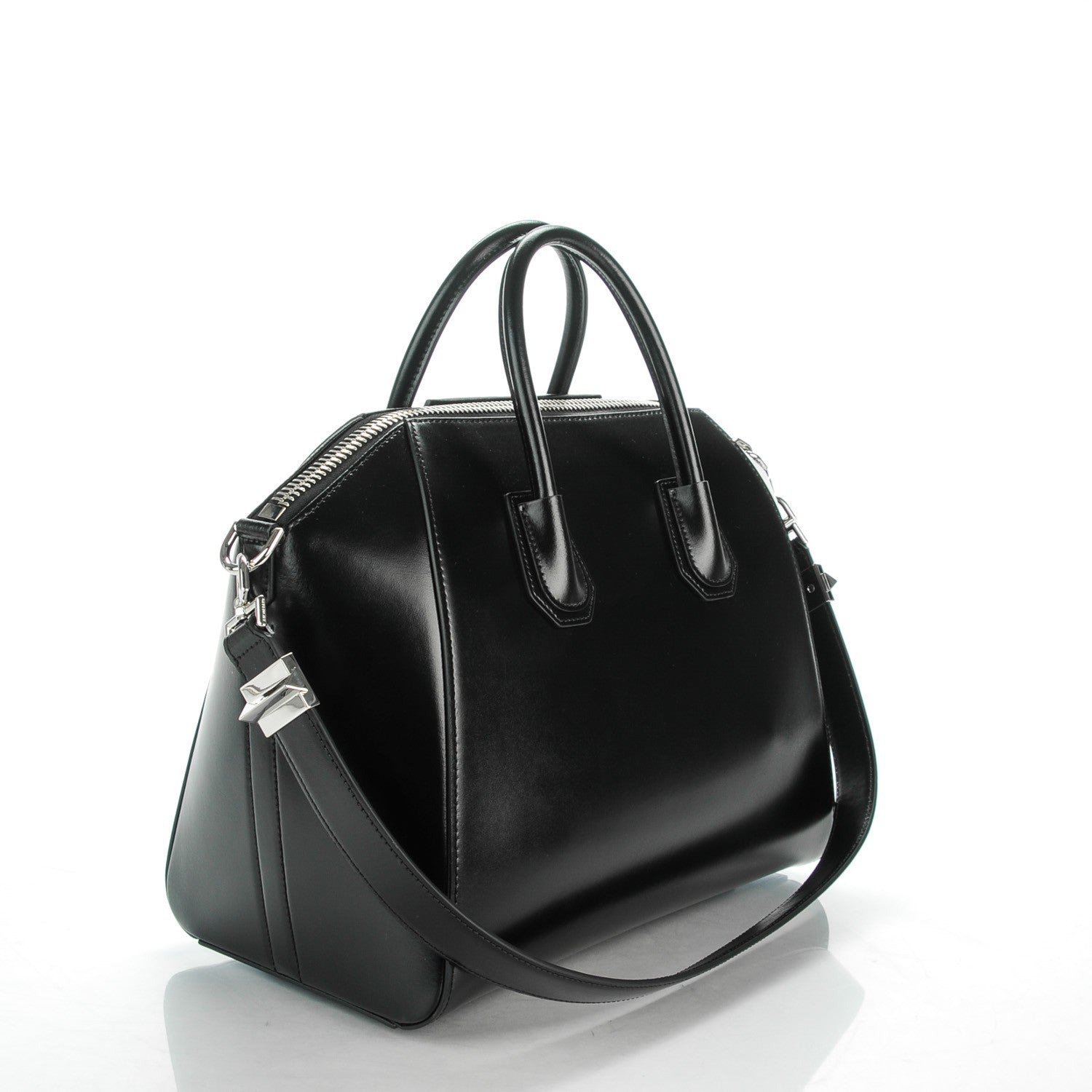 Givenchy Shiny Lord Calfskin Medium Antigona Black 3 of 7