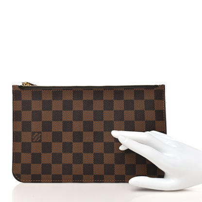 Louis Vuitton Damier Ebene Neverfull MM GM Pochette 2 of 6