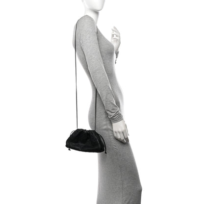 Bottega Veneta Ostrich The Mini Pouch Fondente 2 of 10