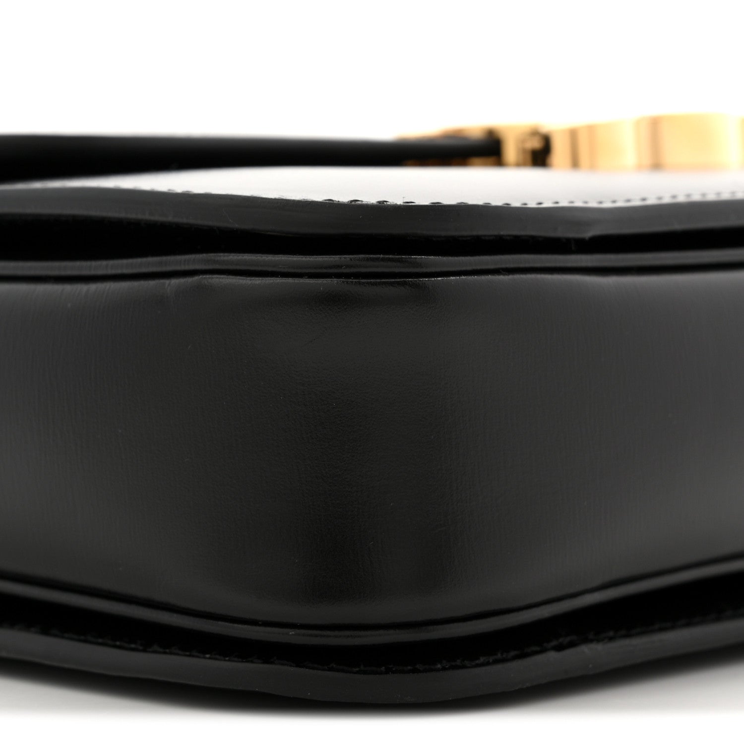 Celine Shiny Calfskin Medium Triomphe Black 8 of 9