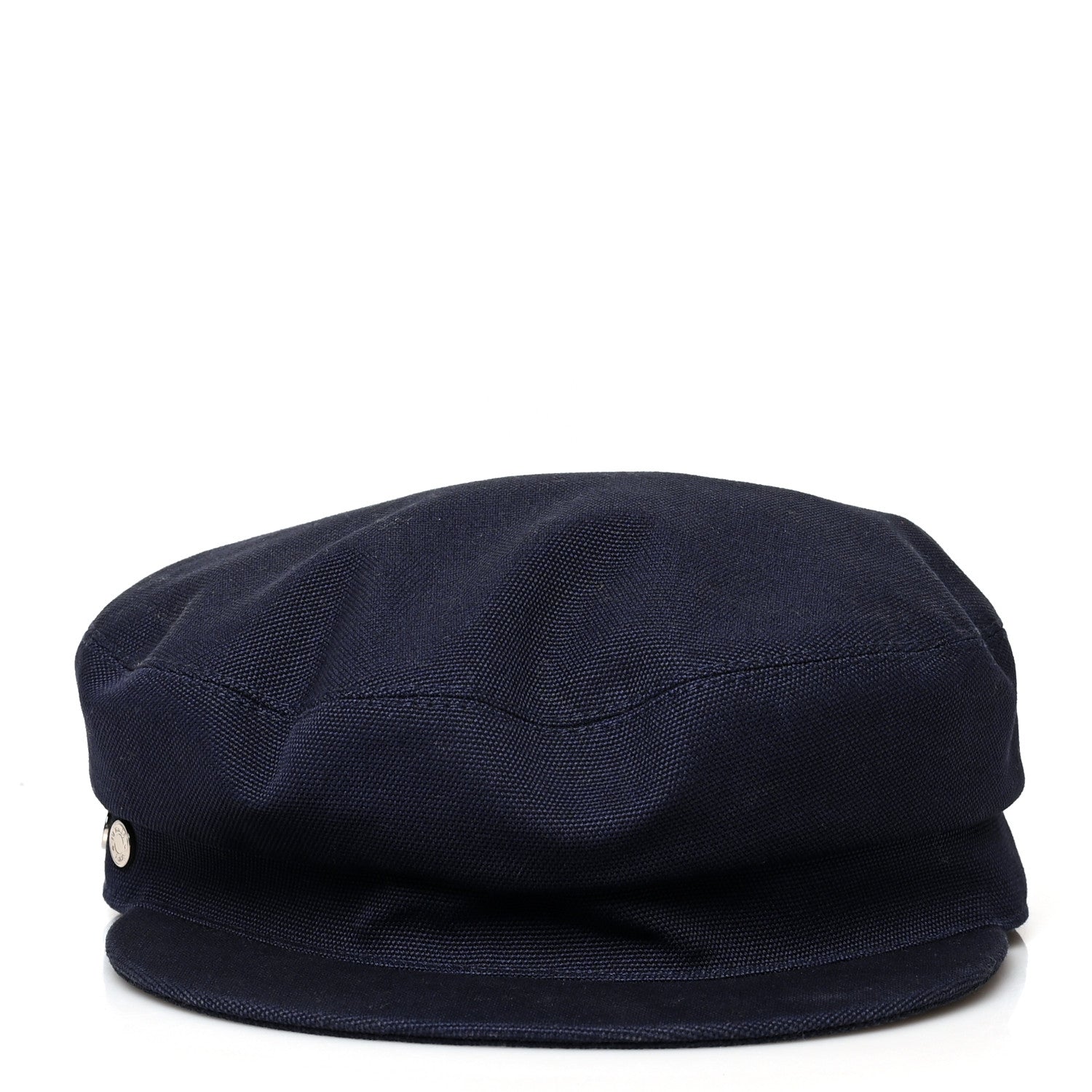 Hermes Cotton Womens Vauban Cap 58 Marine 2 of 7