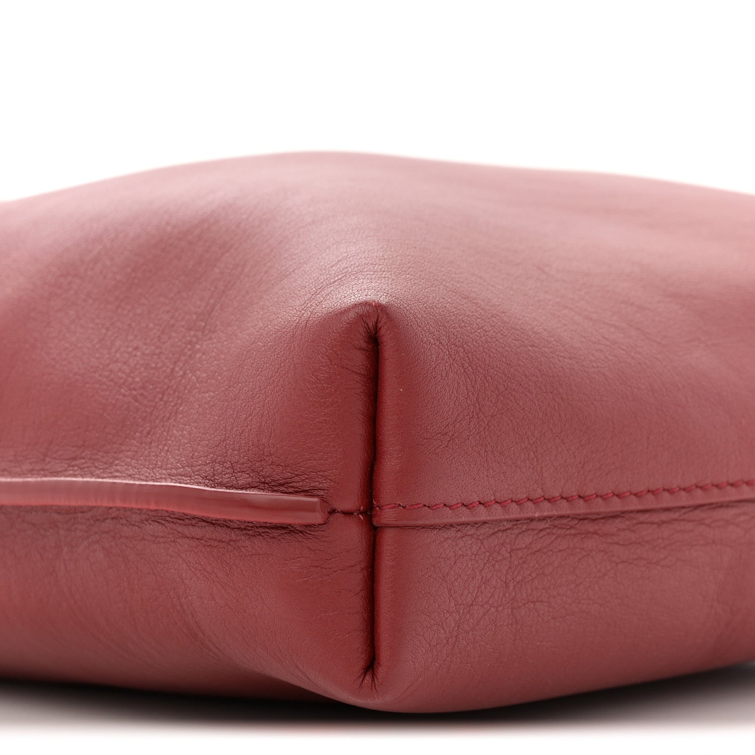 Saint Laurent Smooth Calfskin Small Suzanne Hobo Red 8 of 9