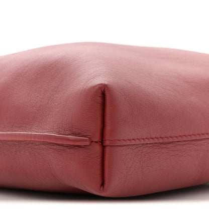Saint Laurent Smooth Calfskin Small Suzanne Hobo Red 8 of 9