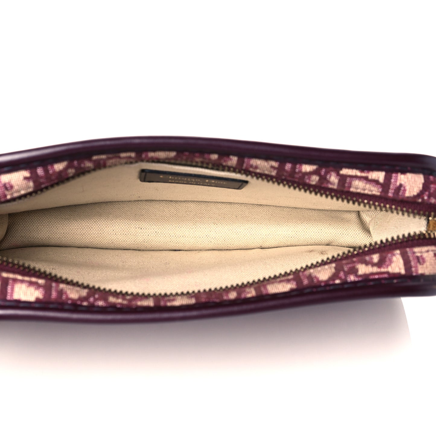 Oblique Diorquake Clutch Burgundy