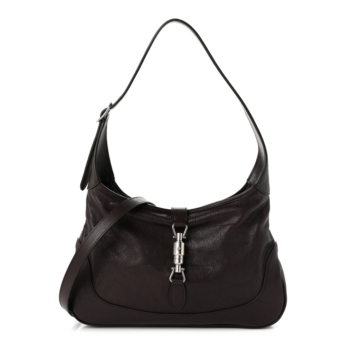 Goatskin Medium Jackie 1961 Hobo Dark Brown