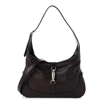 Gucci Goatskin Medium Jackie 1961 Hobo Dark Brown 1 of 9