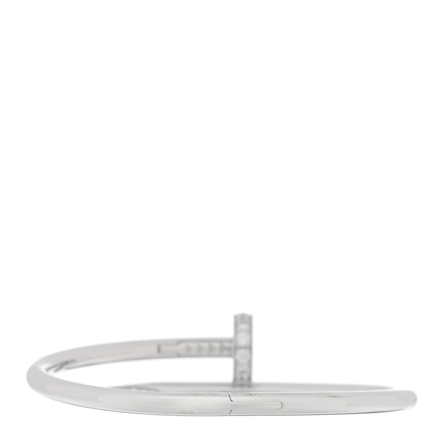 18K White Gold Diamond Juste Un Clou Bracelet 15