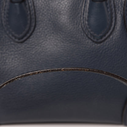 Celine Drummed Calfskin Nano Luggage Orage 17 of 17