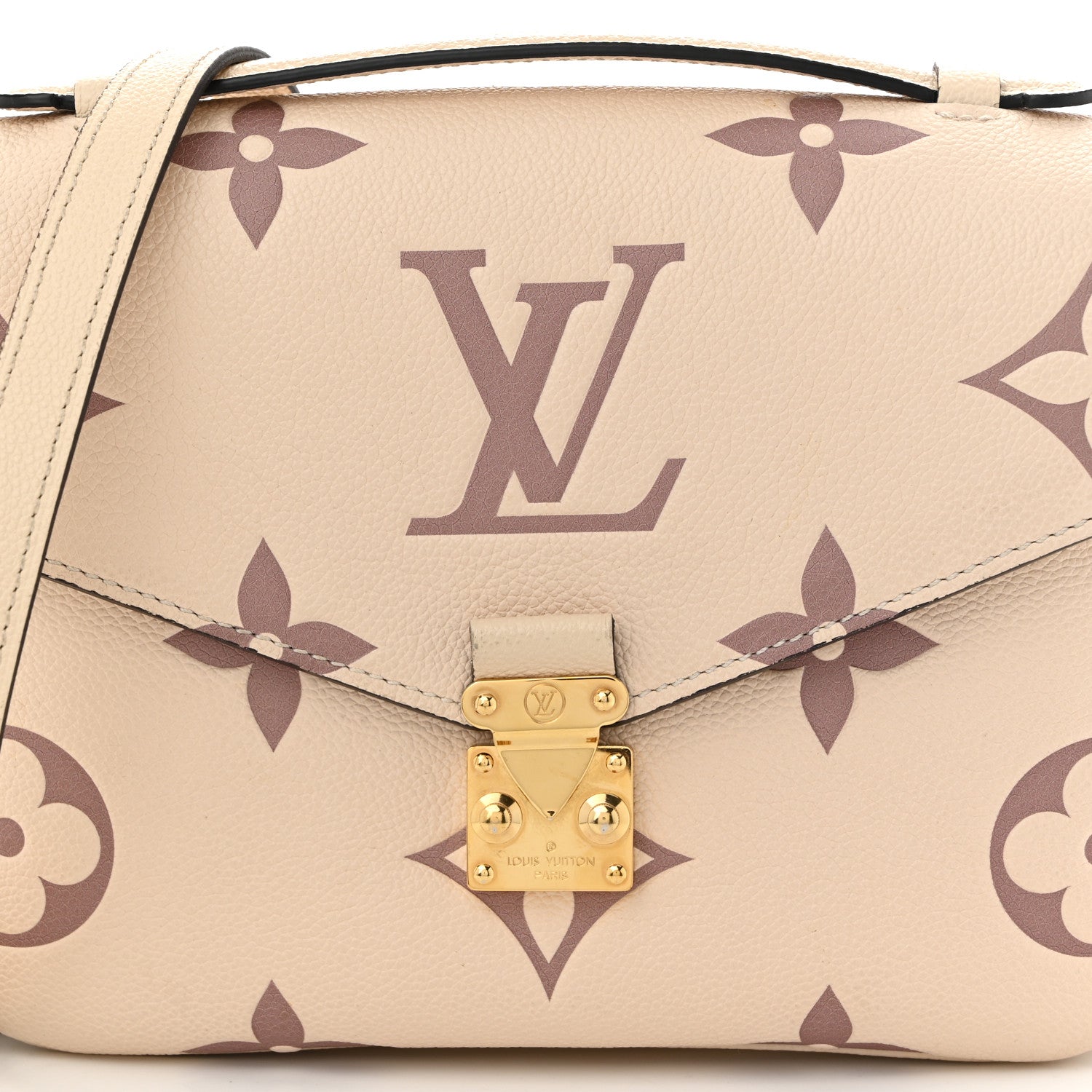 Louis Vuitton Empreinte Monogram Giant Pochette Metis Creme Bois de Rose 7 of 10
