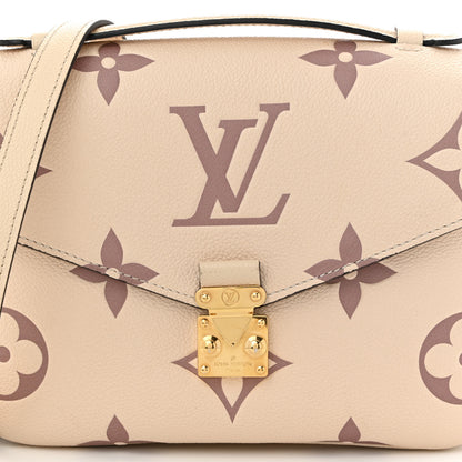 Louis Vuitton Empreinte Monogram Giant Pochette Metis Creme Bois de Rose 7 of 10