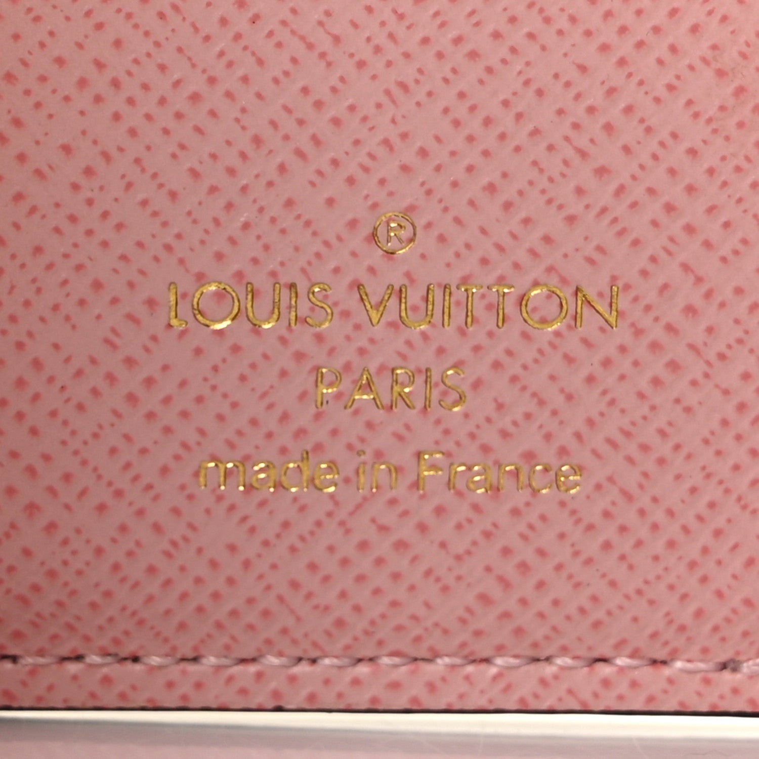 Louis Vuitton Damier Ebene Zoe Wallet Rose Ballerine 6 of 9