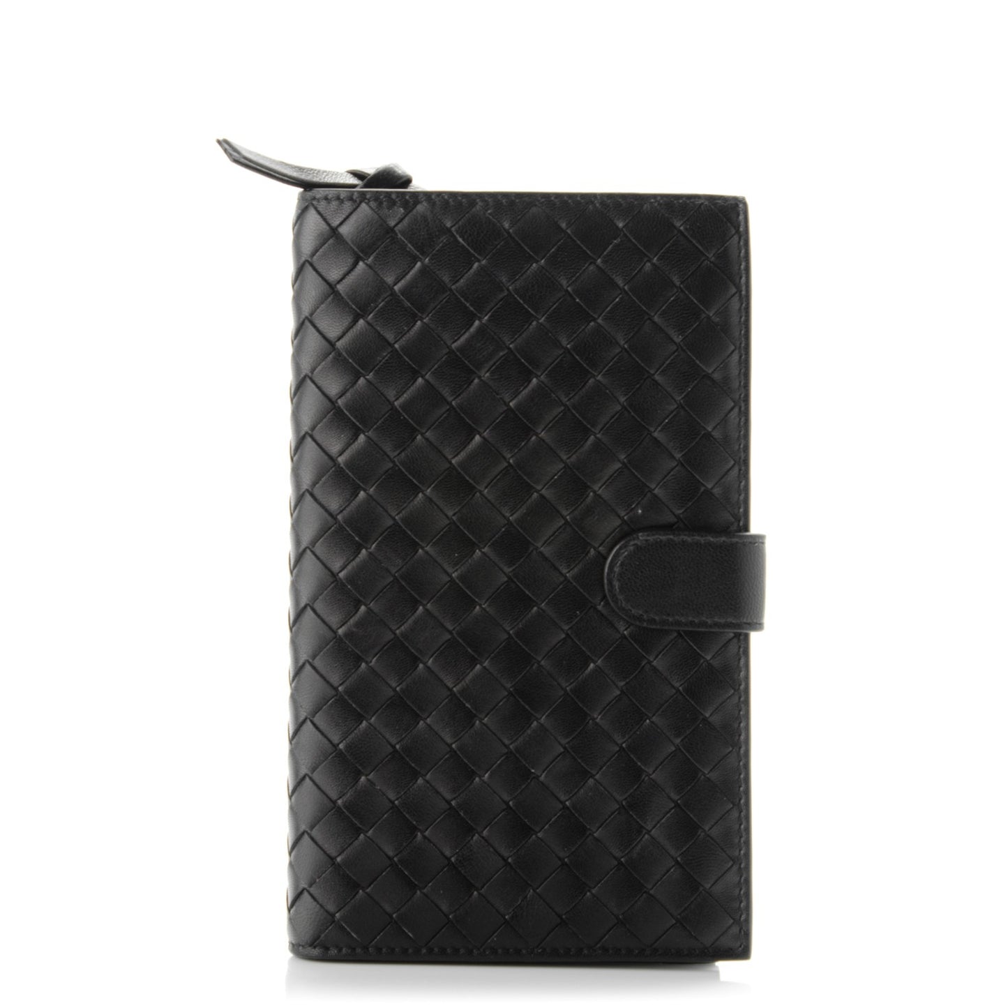 Nappa Intrecciato Continental Wallet Black