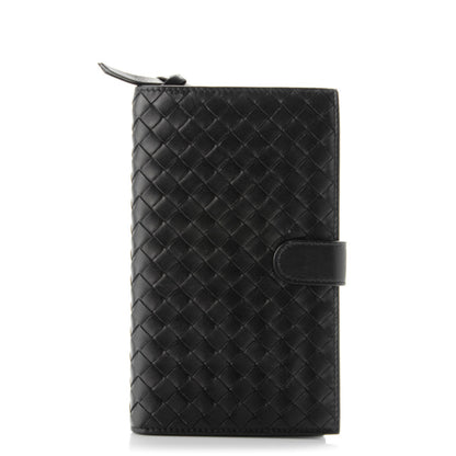 Bottega Veneta Nappa Intrecciato Continental Wallet Black 1 of 8