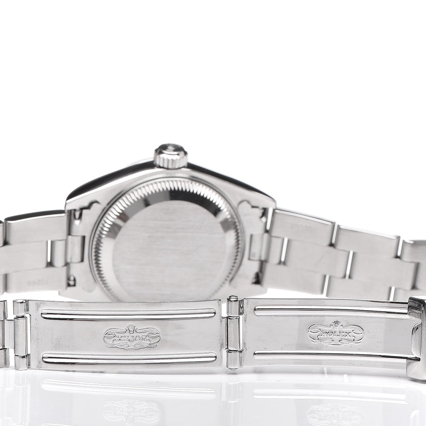 Stainless Steel 26mm Oyster Perpetual Date Watch Silver 79160
