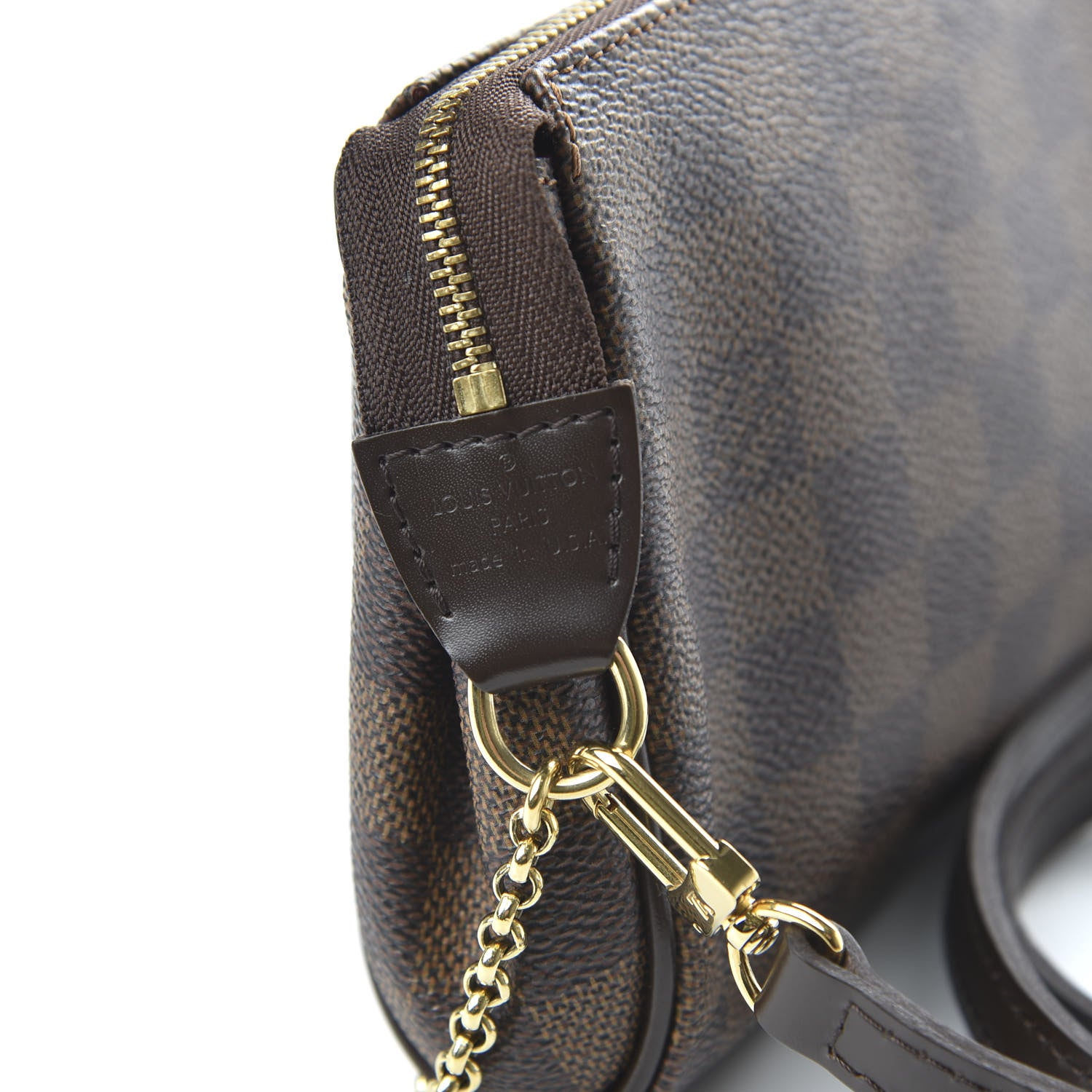 Louis Vuitton Damier Ebene Eva Clutch 9 of 10