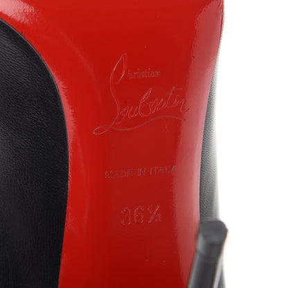 Christian Louboutin Kid Hi Elisa 100 Pumps 36.5 Black 6 of 8