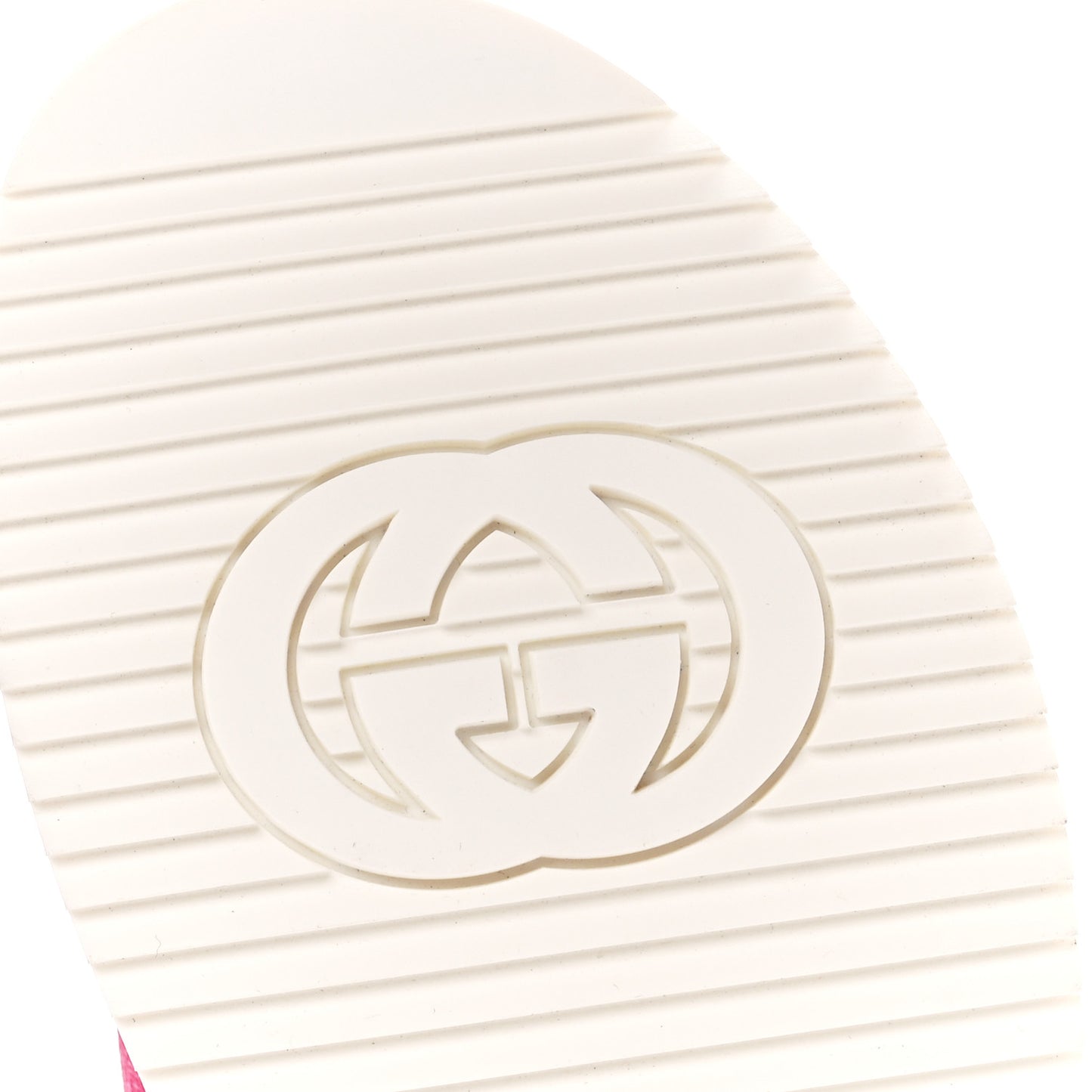GG Supreme Joy Monogram Angelina Platform Slide Sandals 41 Fuxia Blue