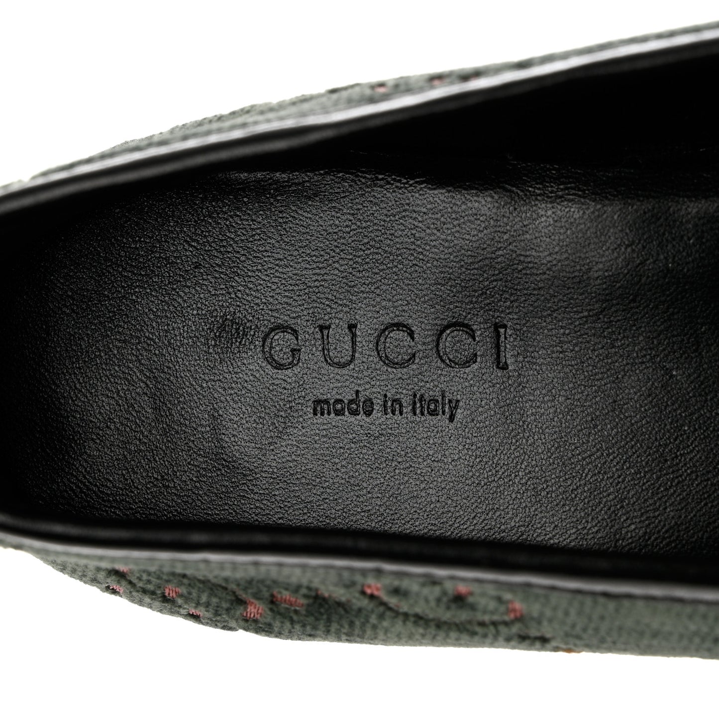 Velvet Malaga Kid GG Monogram Horsebit Womens Jordaan Loafers 36 Avio Dusty Pink Black