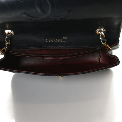Chanel Aged Calfskin Quilted Medium Pondichery Flap Black 9 of 29