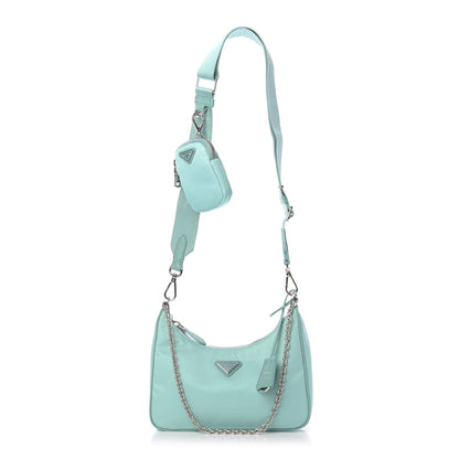 Prada Nylon Saffiano Re-Edition 2005 Shoulder Bag Giada 1 of 12