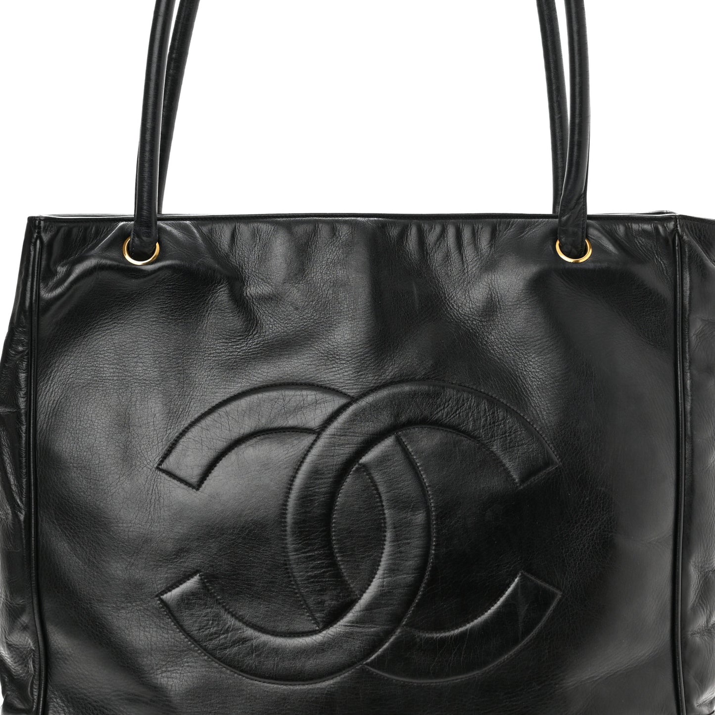 Lambskin CC Tote Navy
