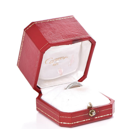 Cartier Platinum Diamond Pave Eternity Band 52 6 4 of 4