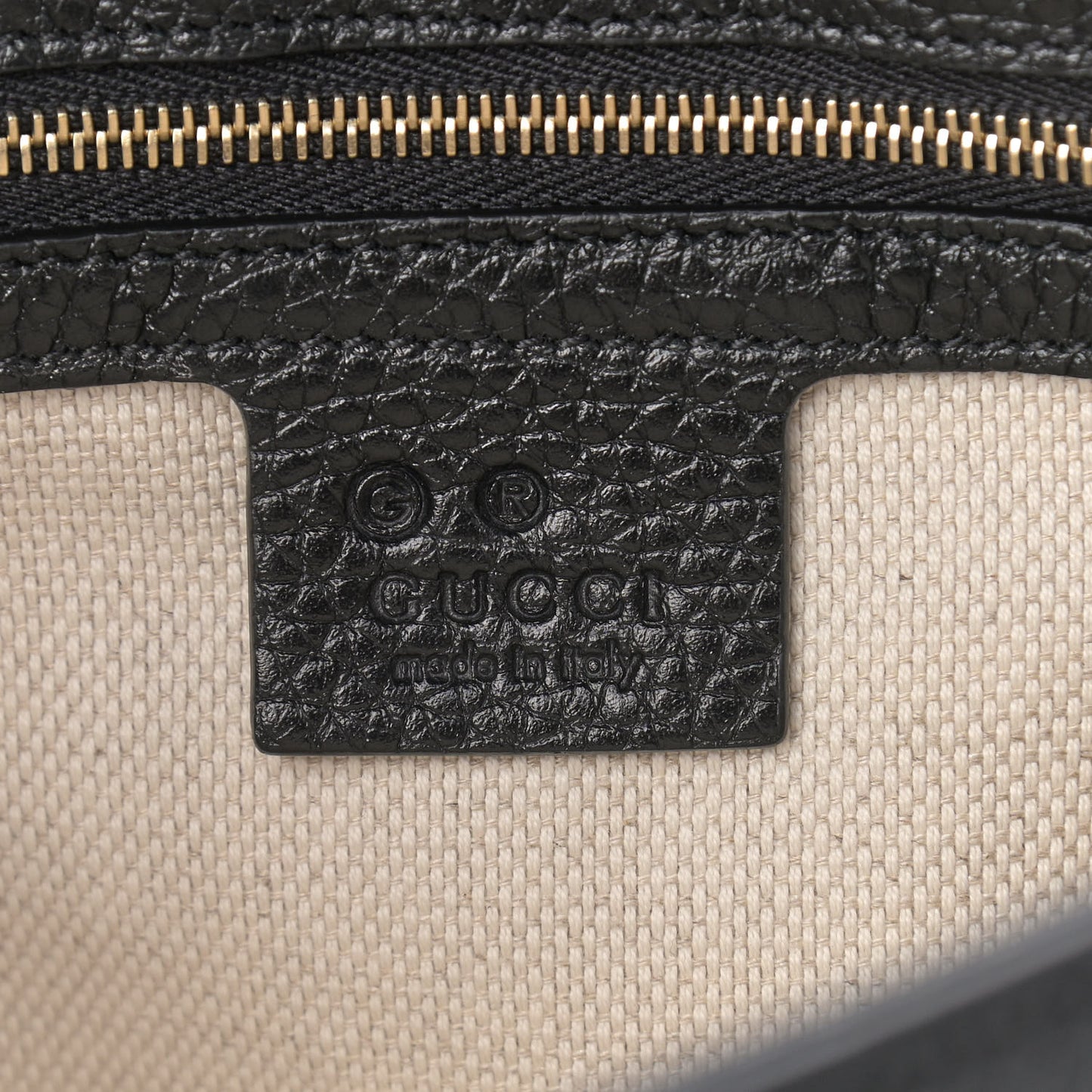 Pebbled Calfskin Medium Soho Flap Crossbody Black