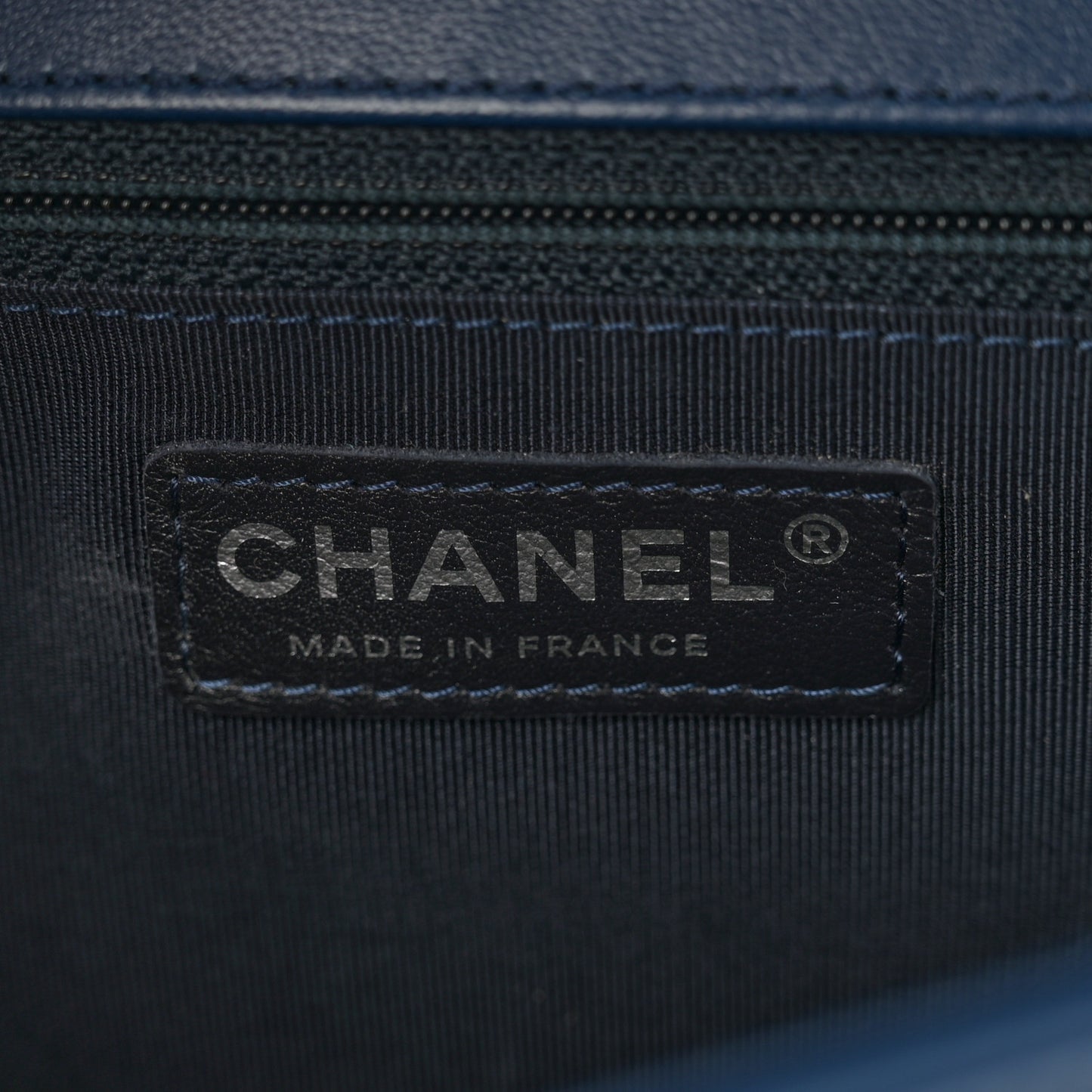 Lambskin Quilted New Medium Boy Flap Navy