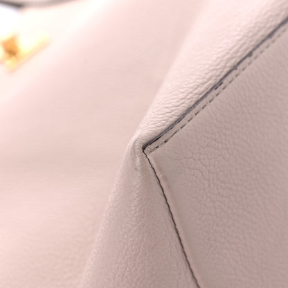 Louis Vuitton Calfskin Lockme Go Tote Greige 6 of 14