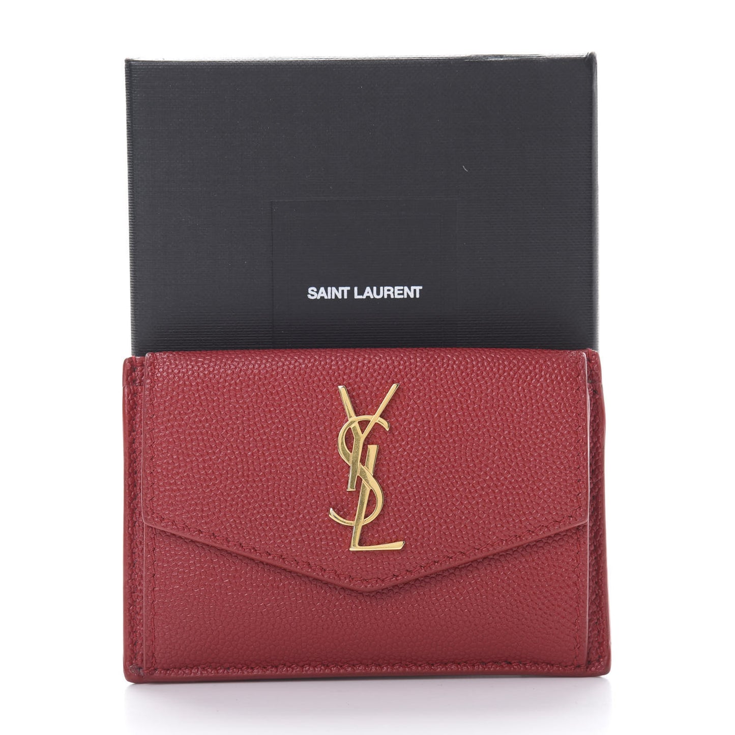Grain De Poudre Uptown Monogram Card Case New Red