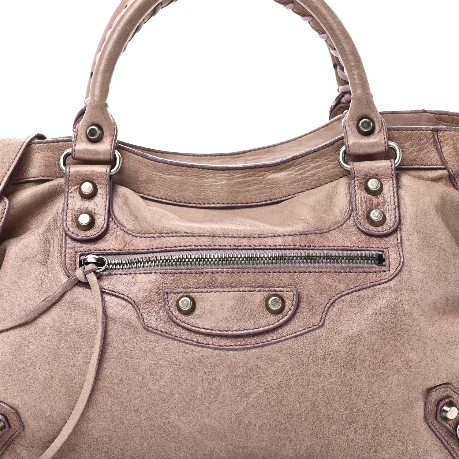 Balenciaga Agneau Classic Silver Hardware City Lilac 8 of 10