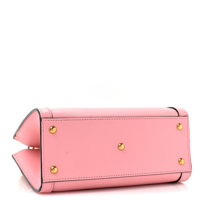 Gucci Wonka Grain Calfskin Mini Diana Tote Bag Wild Rose Fuxia Fluo 4 of 9