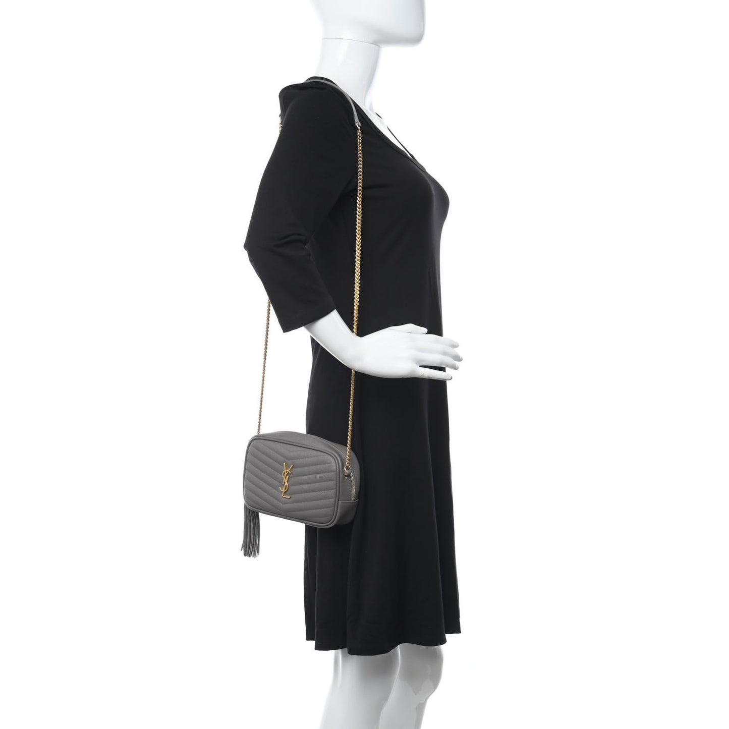 Grain De Poudre Matelasse Monogram Mini Lou Camera Bag Fog