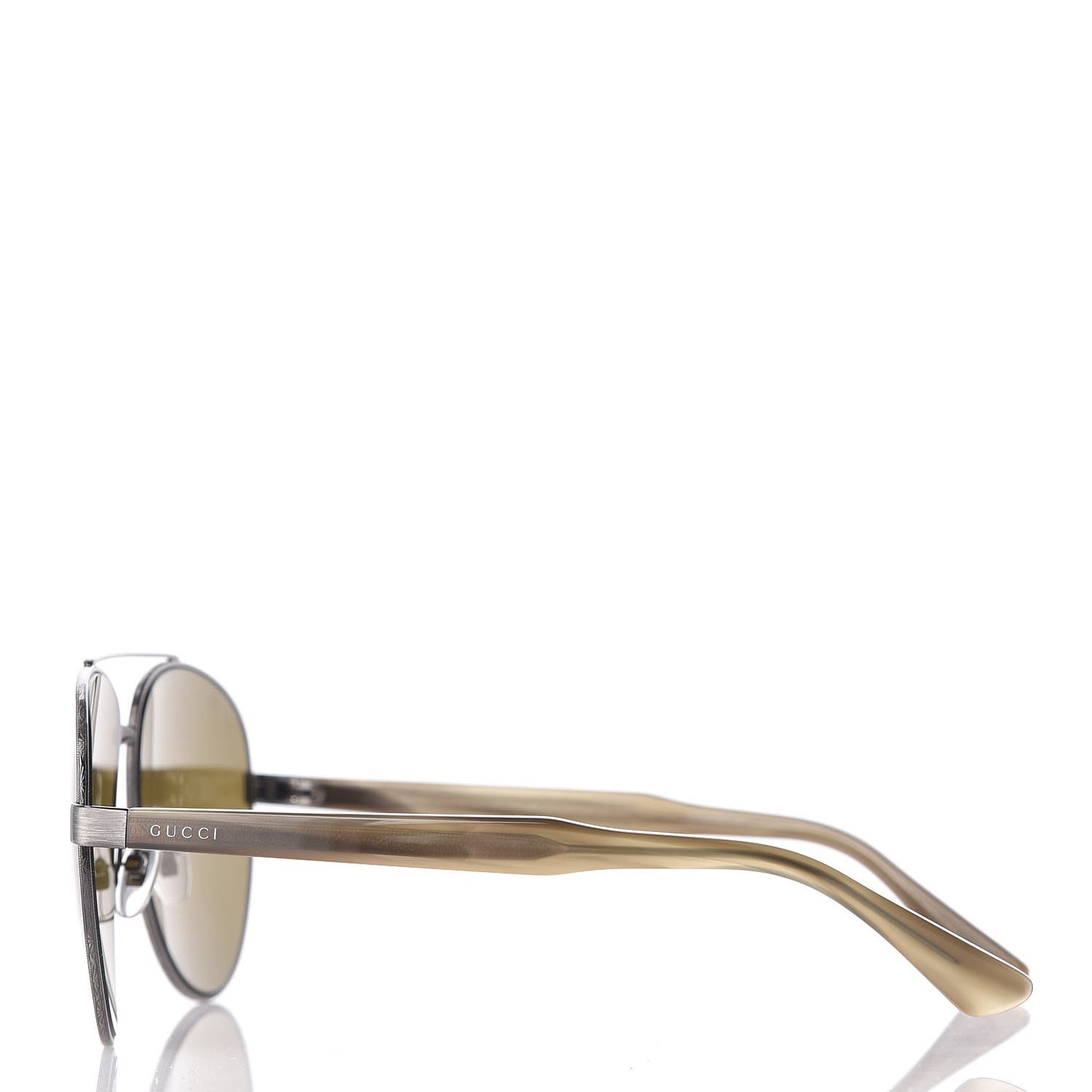 Aviator Sunglasses GG0054S Grey Green