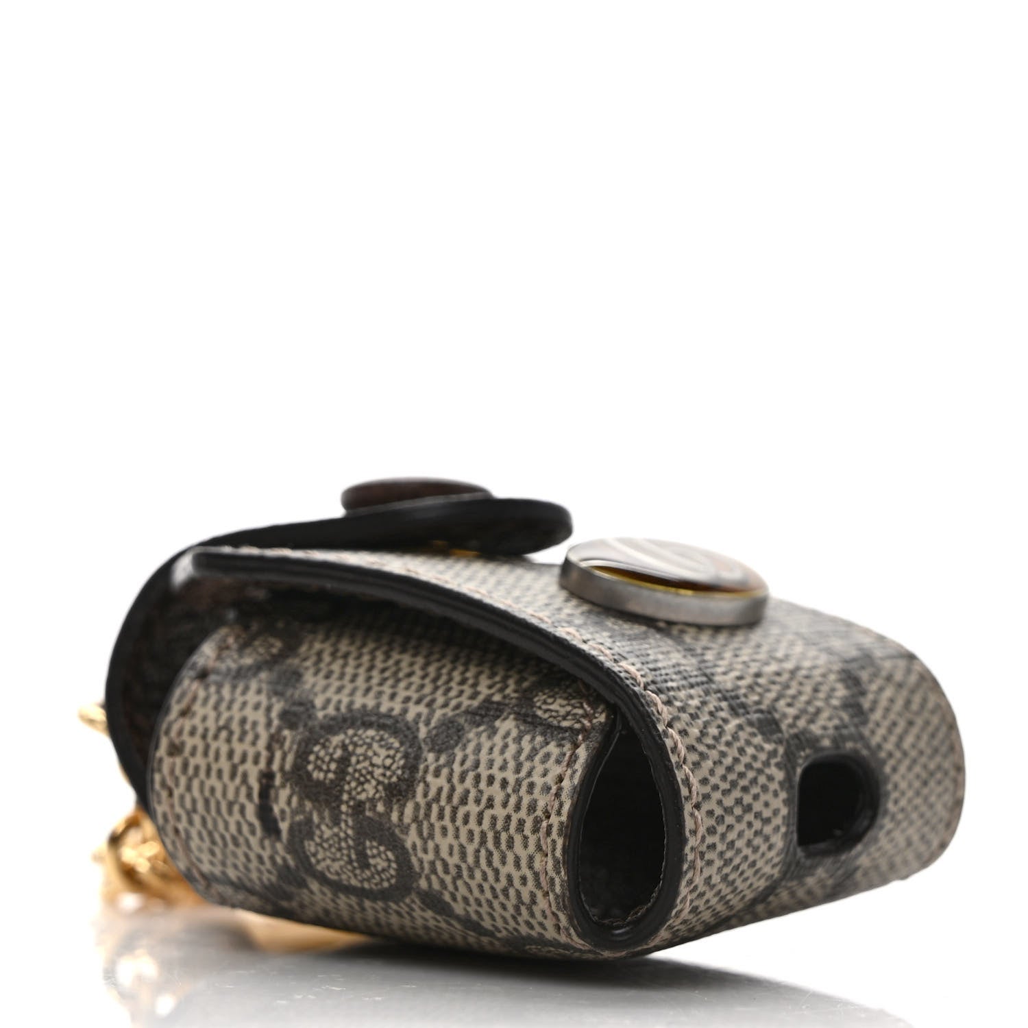 Gucci GG Supreme Monogram Ophidia AirPods Case Beige 3 of 6