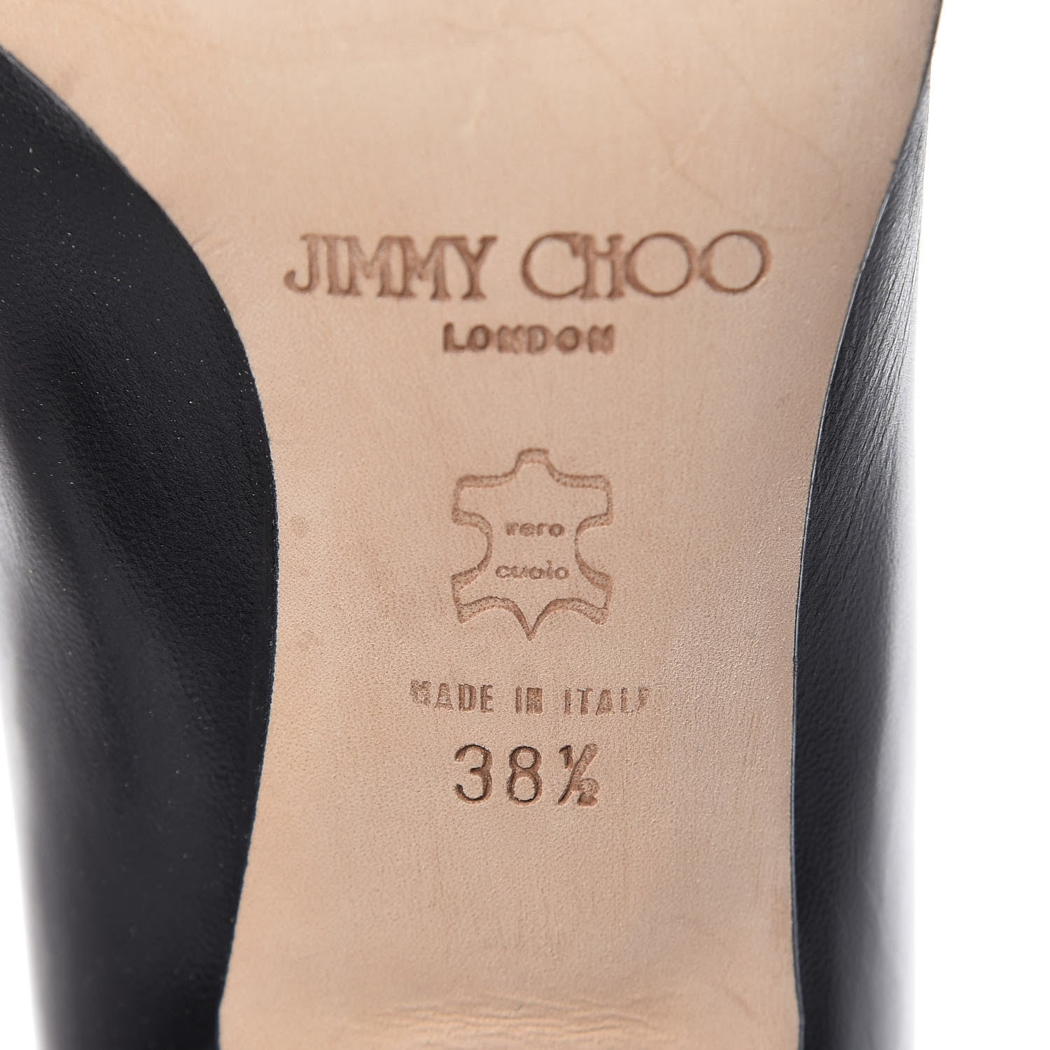 Jimmy Choo Kid Peony Knee Hight Boots 38.5 Black 9 of 11