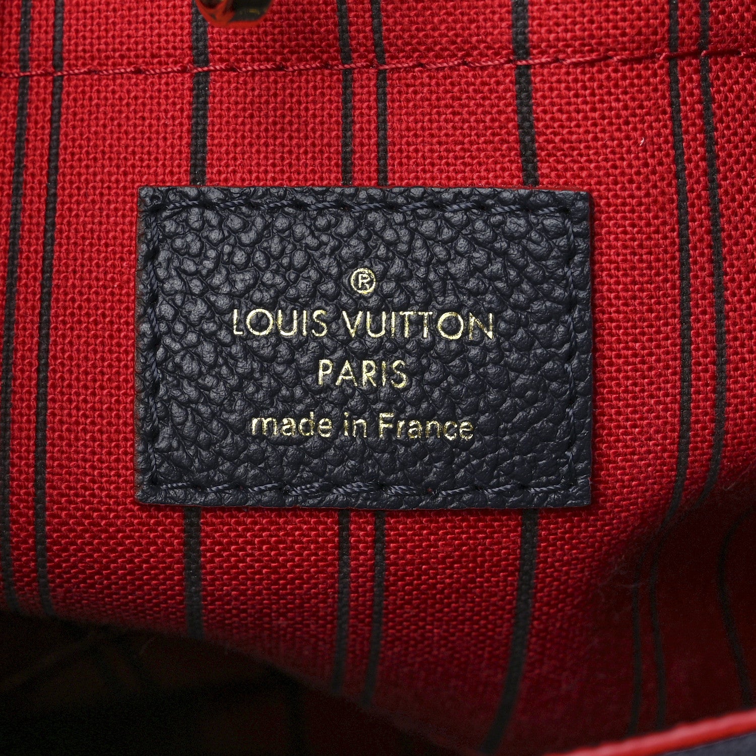 Louis Vuitton Empreinte Montaigne BB Marine Rouge 7 of 13