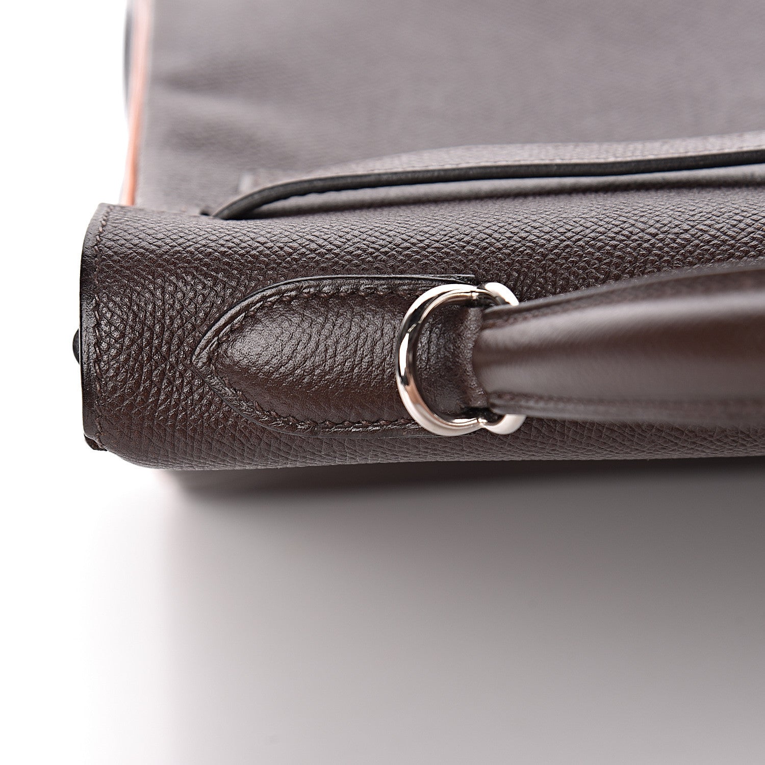 Hermes Epsom Kelly Retourne 32 Chocolate Orange 23 of 46