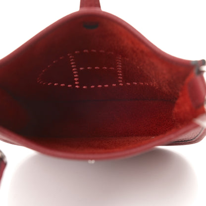 Hermes Taurillon Clemence Evelyne TPM Rouge Grenat 5 of 11