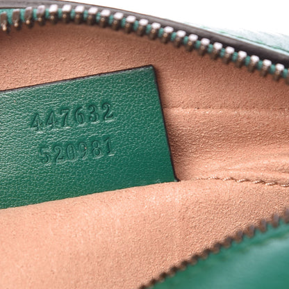 Gucci Calfskin Matelasse Small GG Marmont Chain Shoulder Bag Emerald Green 7 of 7