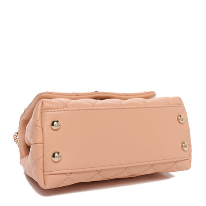 Chanel Caviar Quilted Extra Mini Coco Handle Flap Light Pink 4 of 11