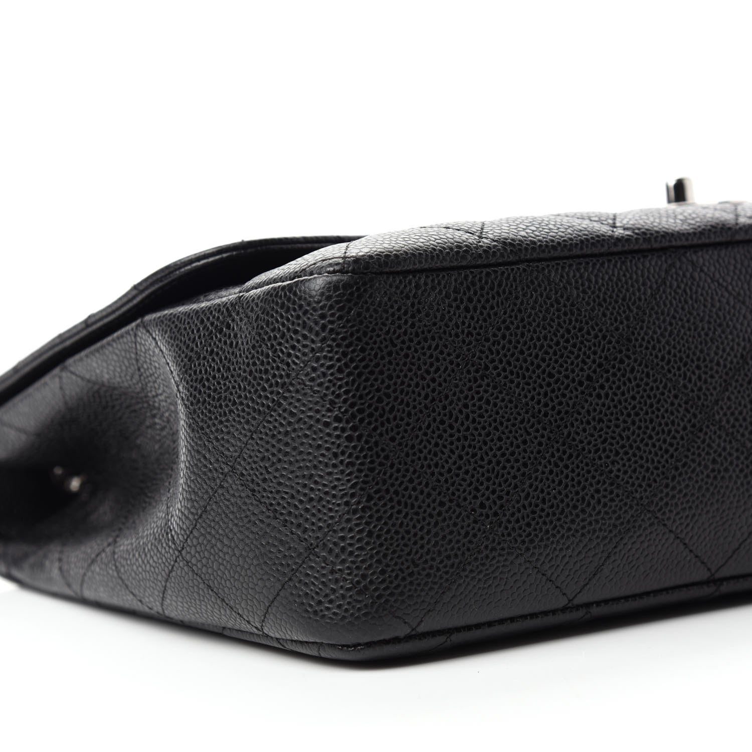 Chanel Caviar Quilted Jumbo Single Flap Black 6 of 10