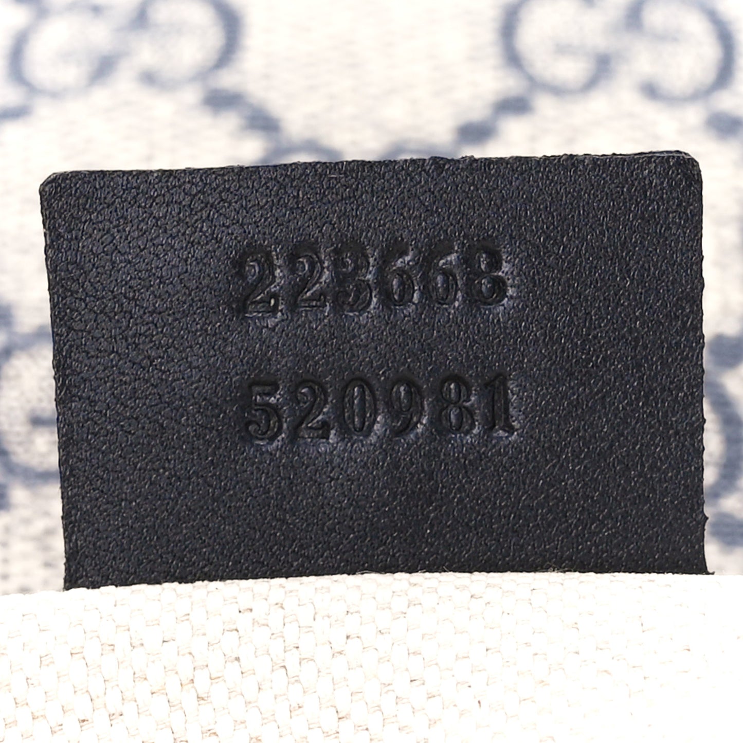 GG Plus Monogram Joy Vertical Tote Navy