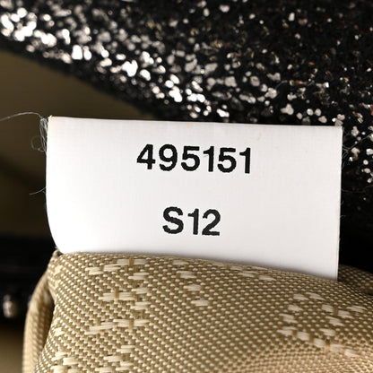 Stella McCartney Metallic Shaggy Deer Big Falabella Tote Black 9 of 12